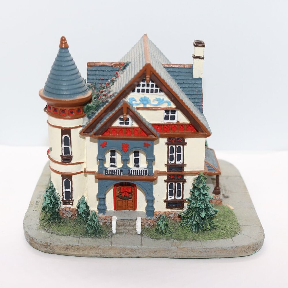 Santa's Best 1995 Victorian home 5x4.5x4